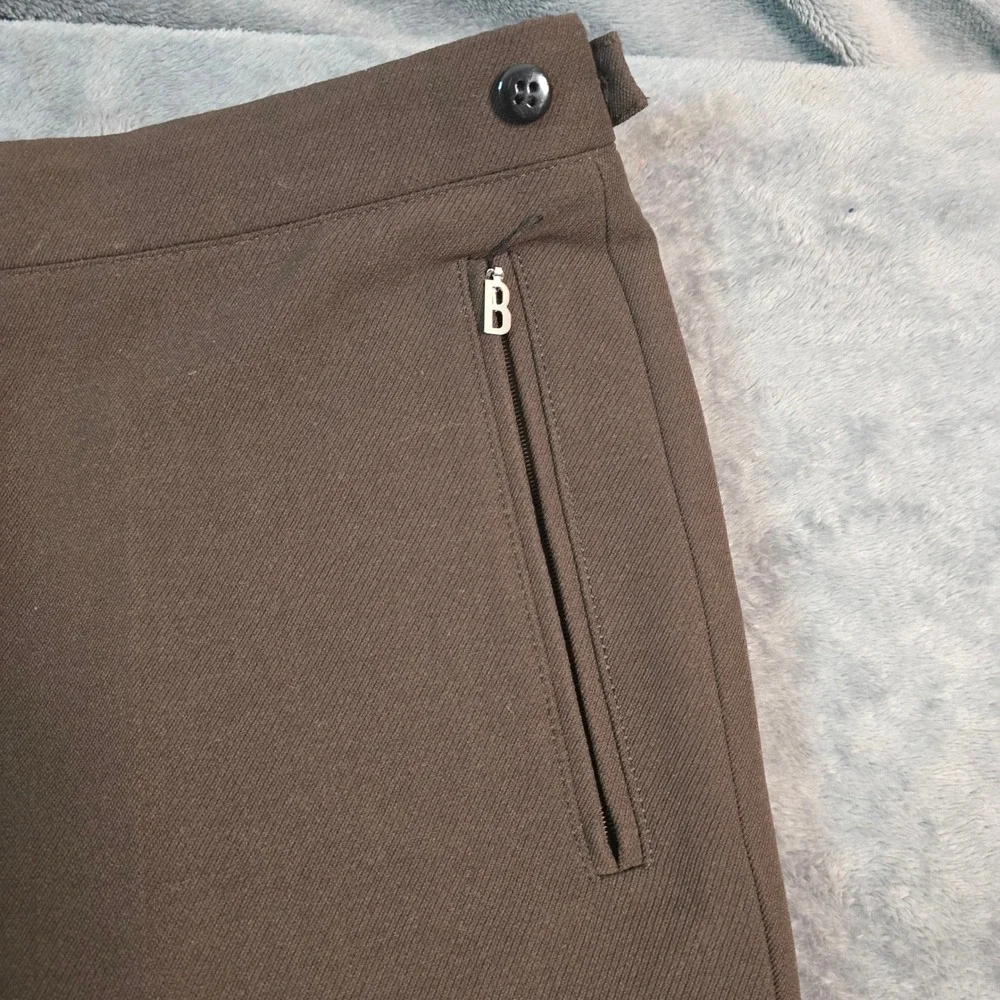 Bogner Fortiss Vintage Men Ski Pants 36 Brown Wool Blend Stirrup Western Germany